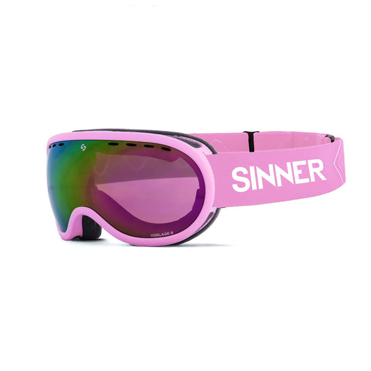 Sinner Vorlage S Youth Ski Goggles in pink