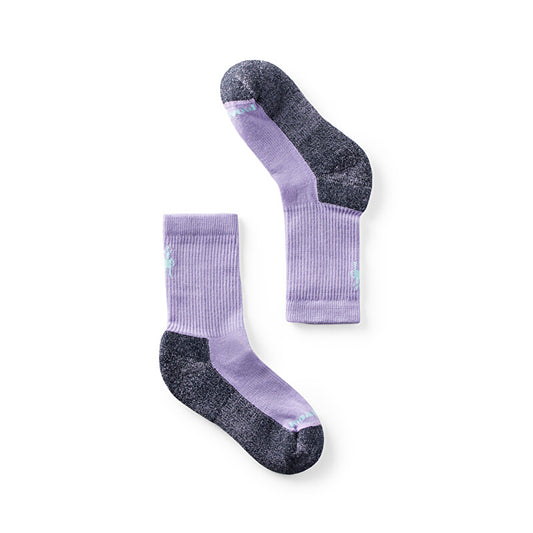 Smartwool Kids Hike Light Cushion Crew Socks (Ultra Violet)