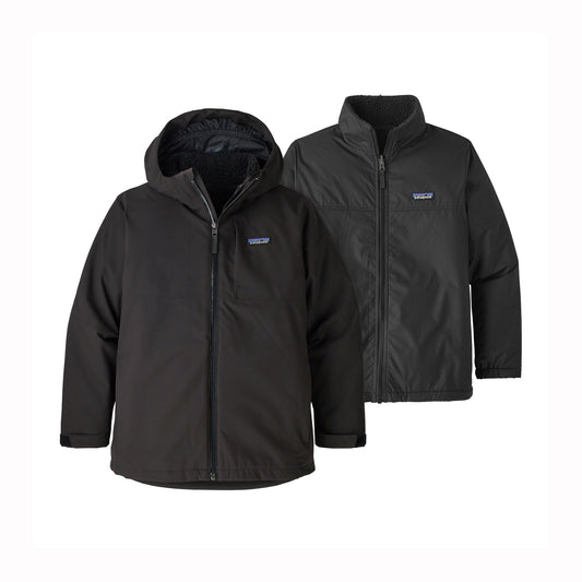Patagonia Kids' 4-in-1 Everyday Jacket (Black)