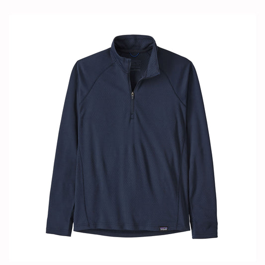 Patagonia Kids' Capilene® Midweight Zip-Neck Thermal Top (Navy)