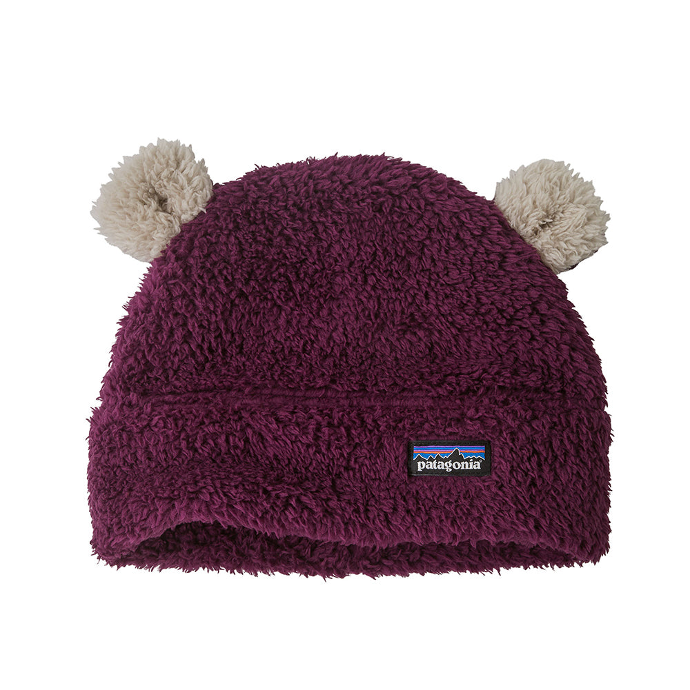 Patagonia Baby Furry Friends Fleece Hat  in plum