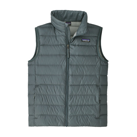 Patagonia kids down sweater vest in Nouveau Green (Khaki green)