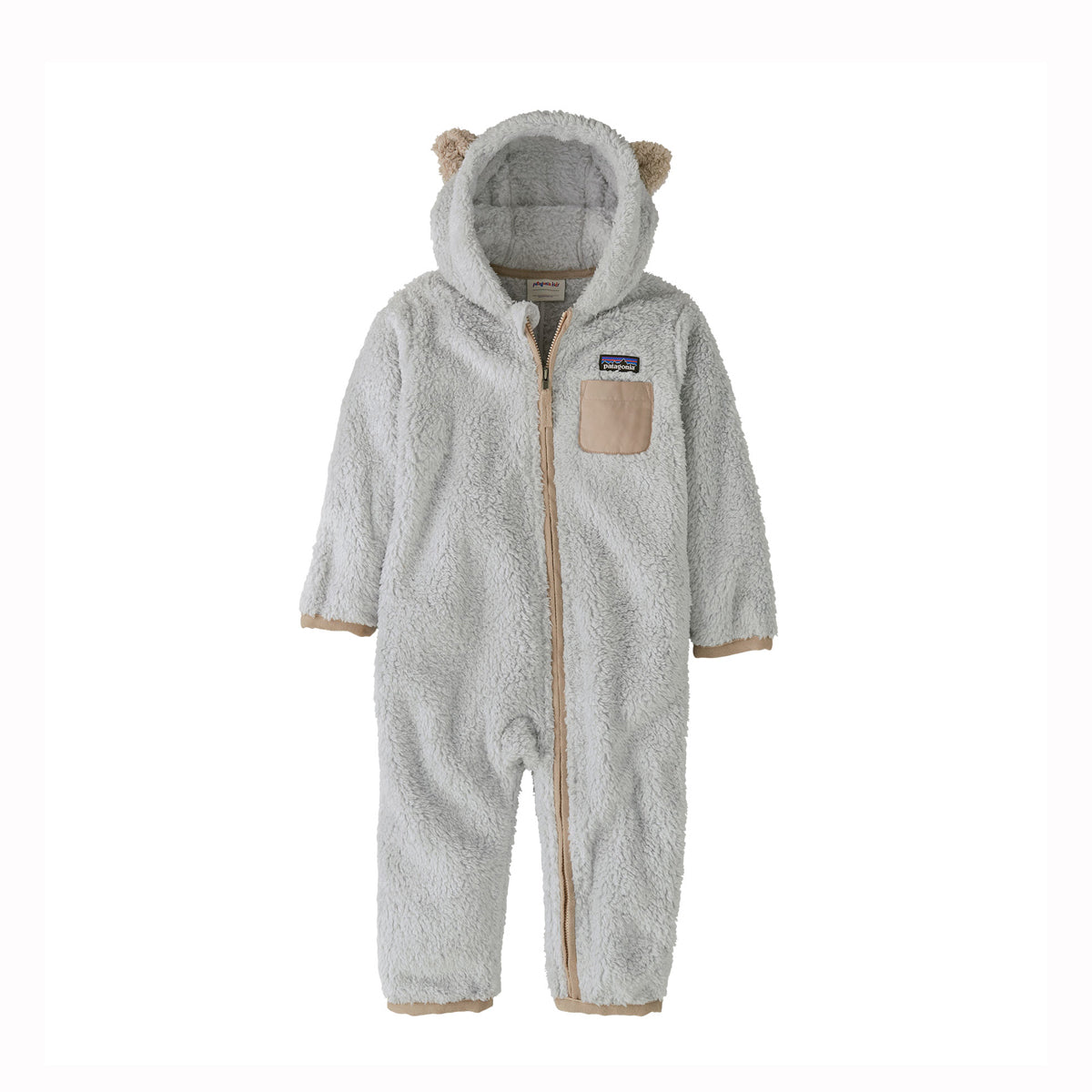 Patagonia Baby Furry Friends Bunting (Crisp Grey)