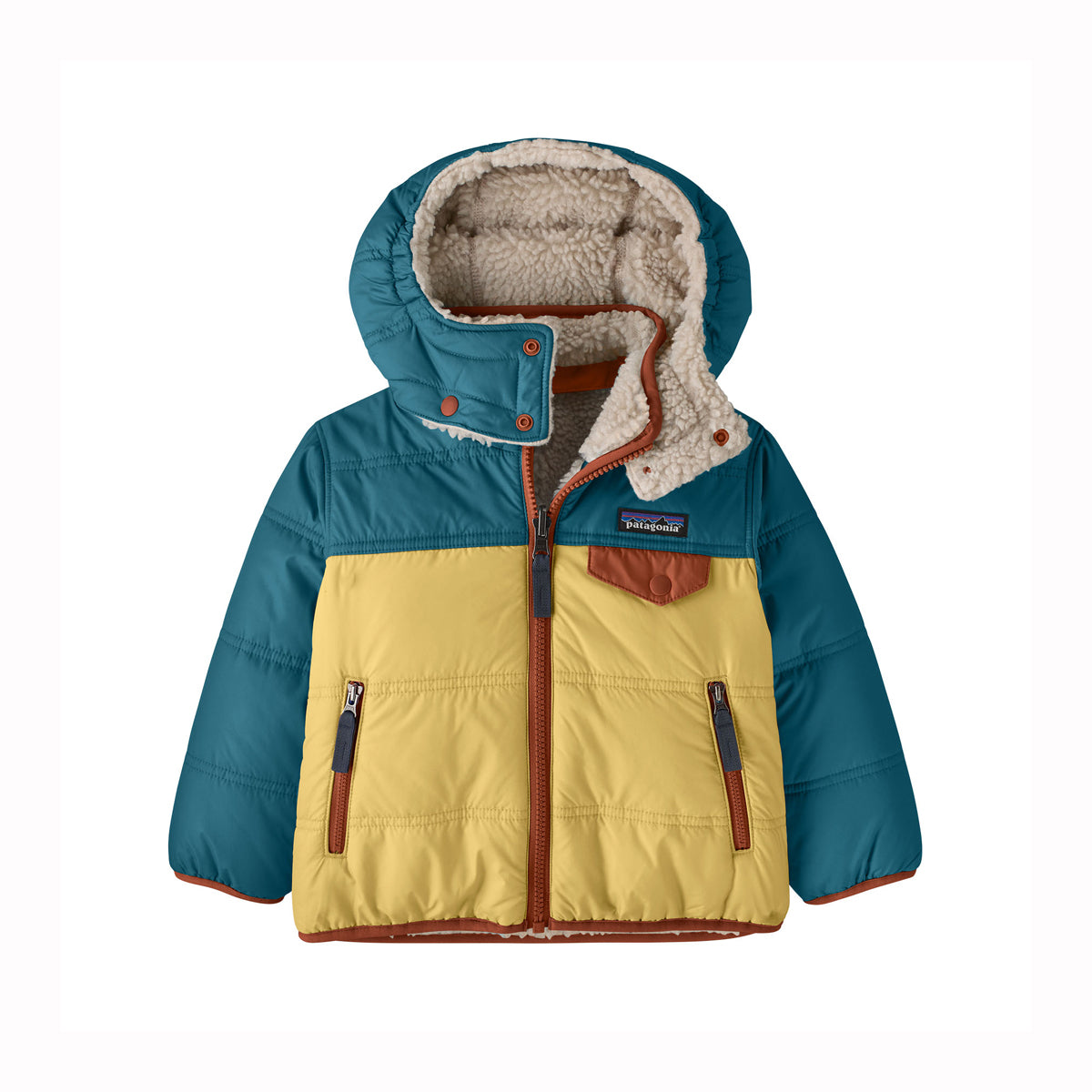 Patagonia Baby Reversible Tribbles Hoody (Limestone Yellow)