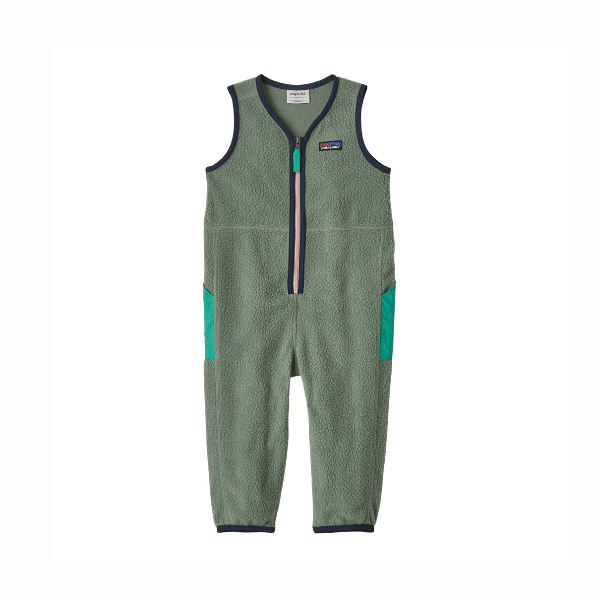 Patagonia Baby Shearling Overalls (Cover Green)