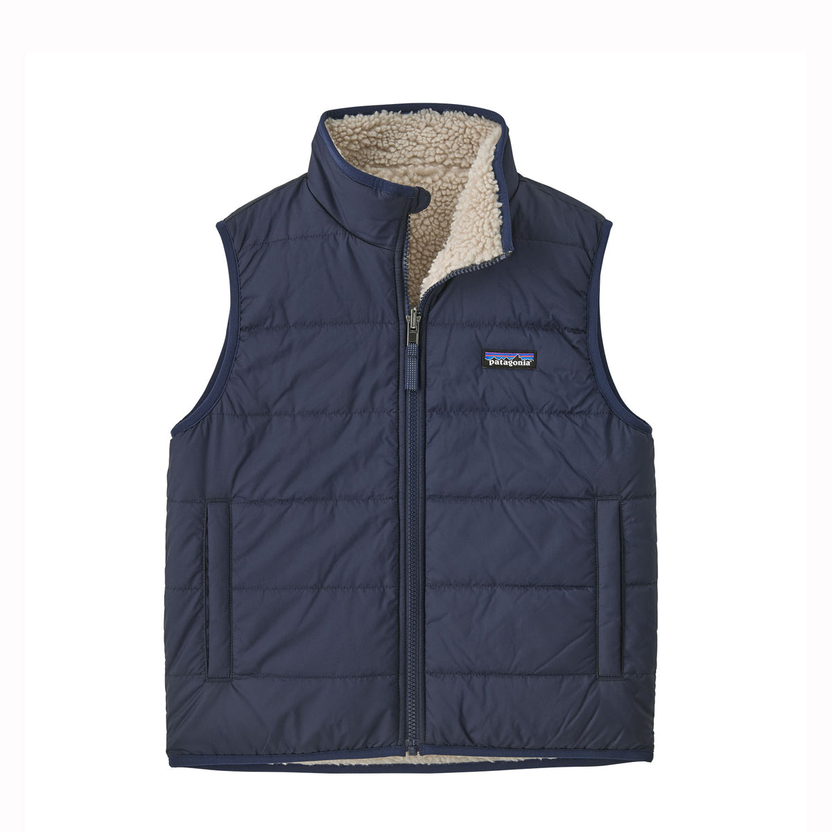 Patagonia Kids' Reversible Ready Freddy Vest (New Navy)
