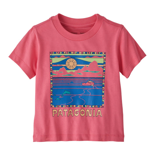 Patagonia Baby Graphic T-Shirt (Afternoon Pink)