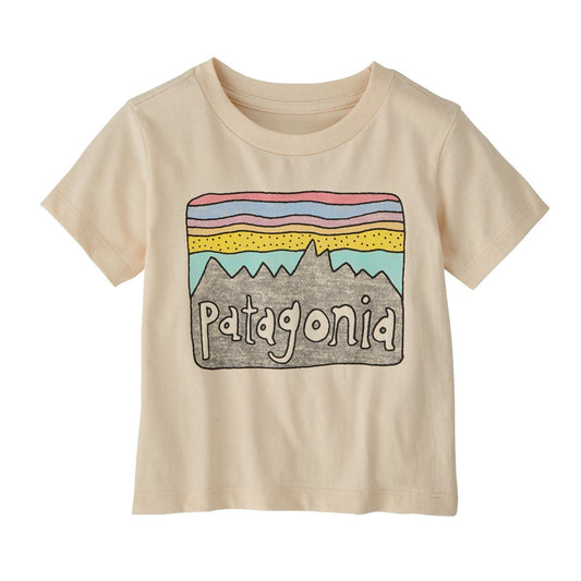 Patagonia Baby T-Shirt in undyed natural cotton