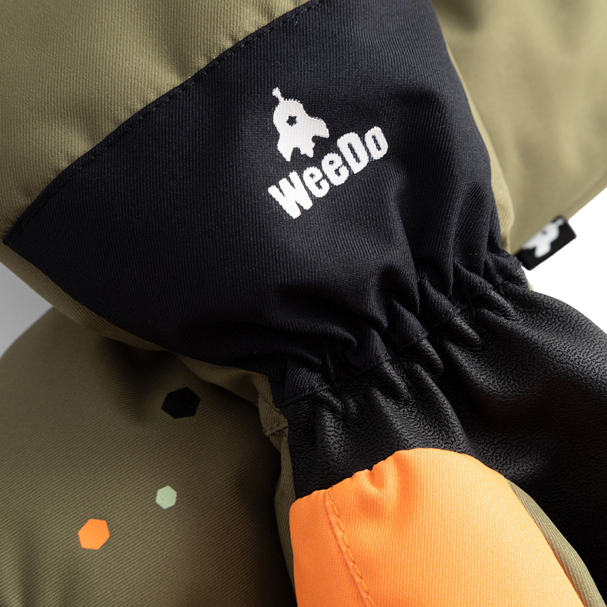 Weedo Kids Ski Mittens (Khaki Green)
