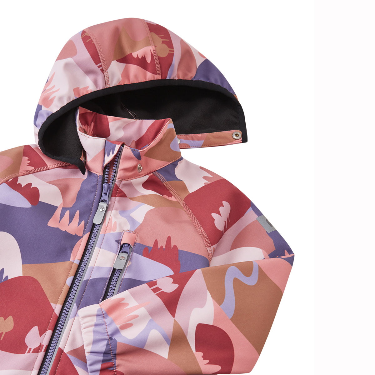 Reima Kids Vantti Softshell Jacket (Rose Blush)