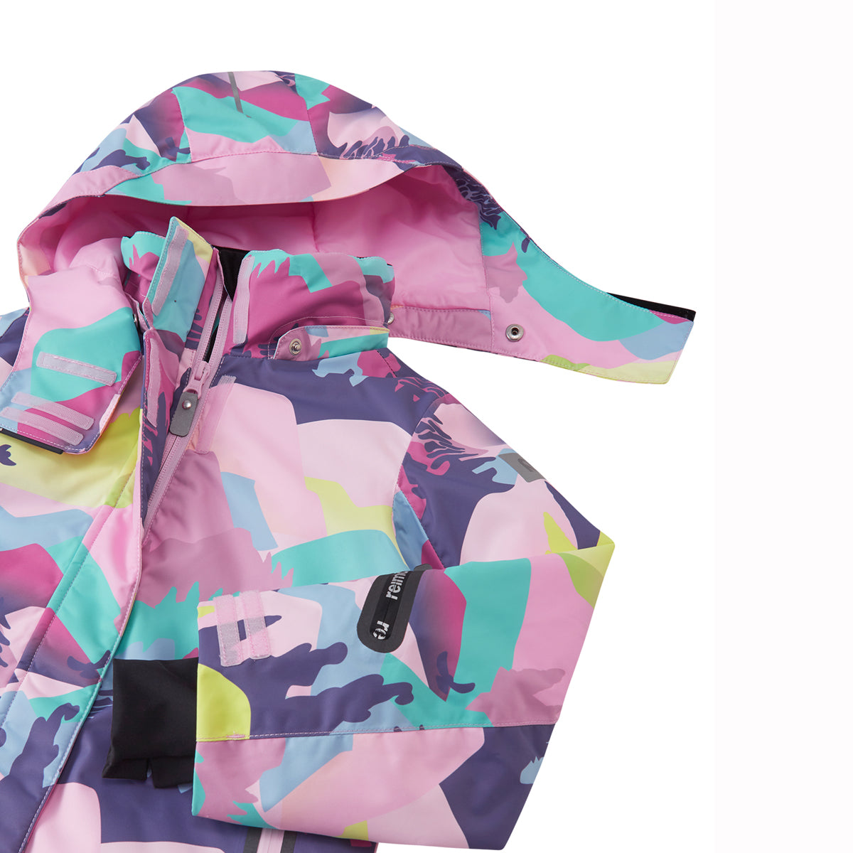 Reima Kiiruna Girls Ski Jacket (Grey Pink)