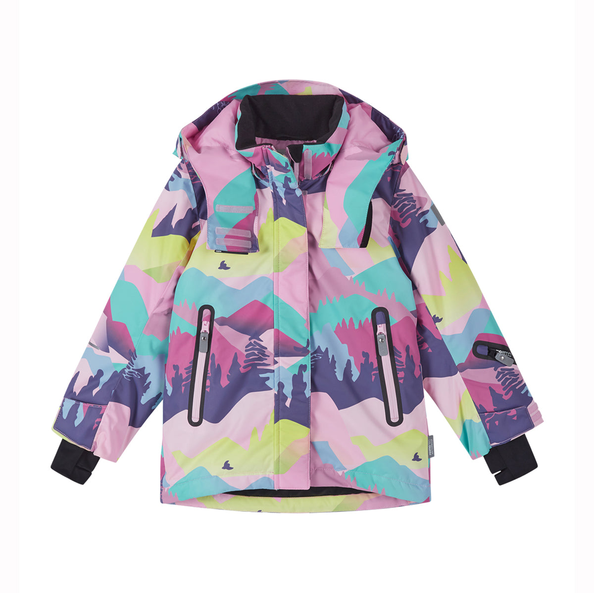 Reima Kiiruna Girls Ski Jacket (Grey Pink)