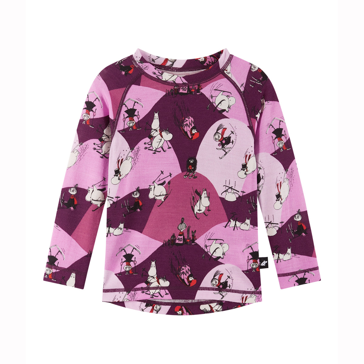 Reima Baby & Kids Moomin Trivsam Merino Thermals (Rose Pink)