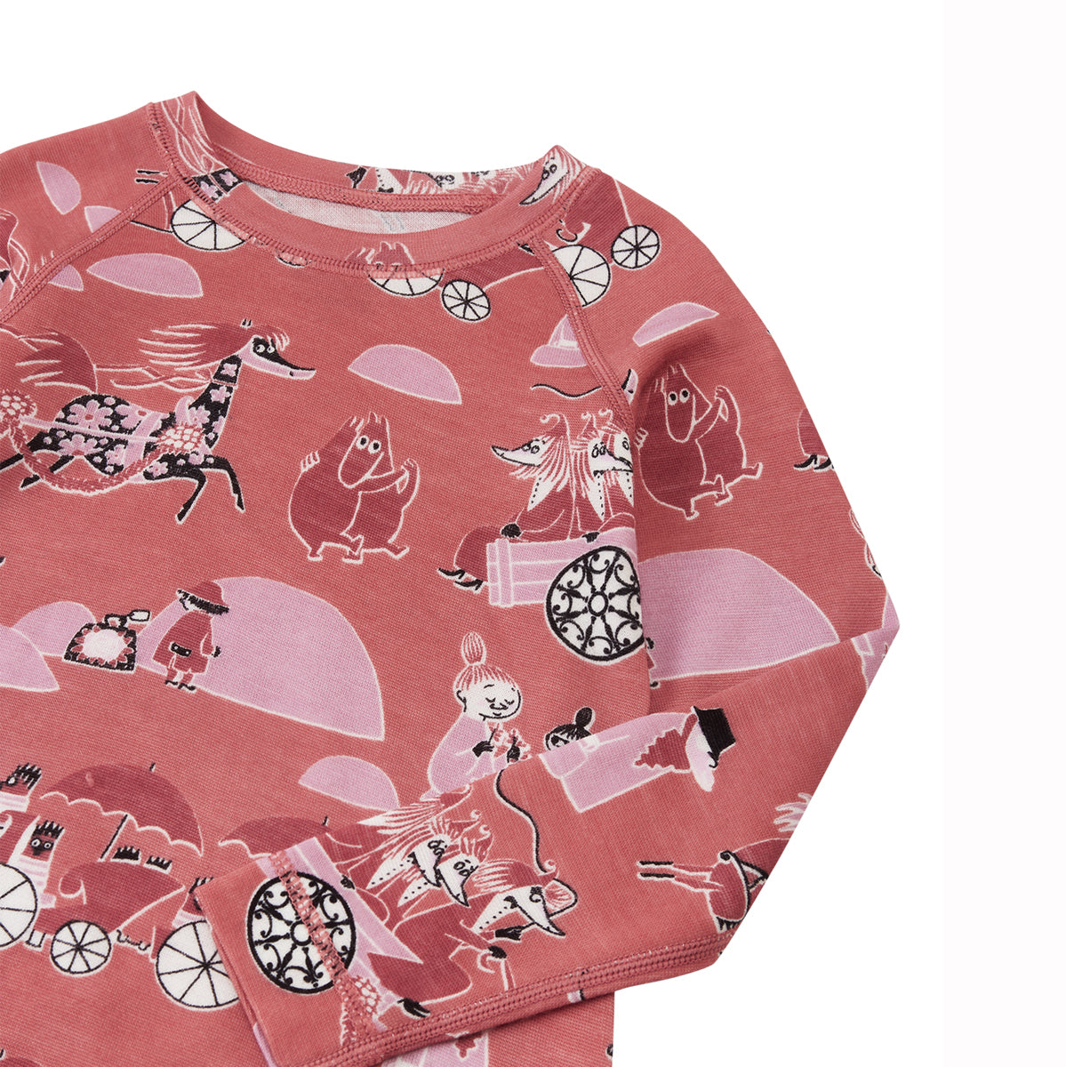 Reima Baby & Kids Moomin Trivsam Merino Thermals (Rose Blush)