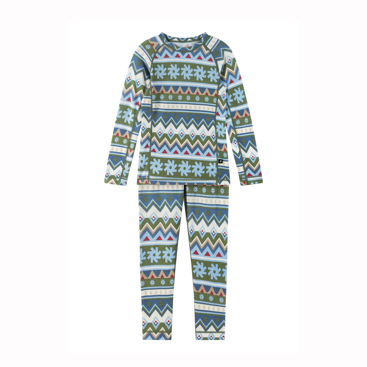 Reima Kids Taitoa Thermal Set (Green Clay)