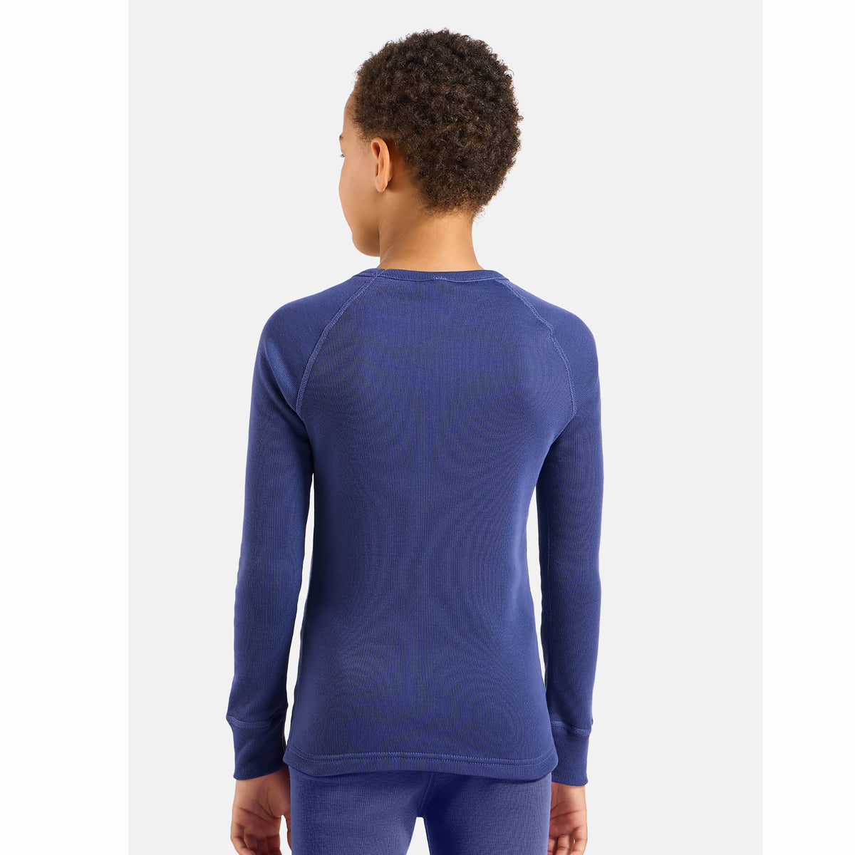 Odlo Kids Active Warm Crew Thermal Top (Skipper Blue)