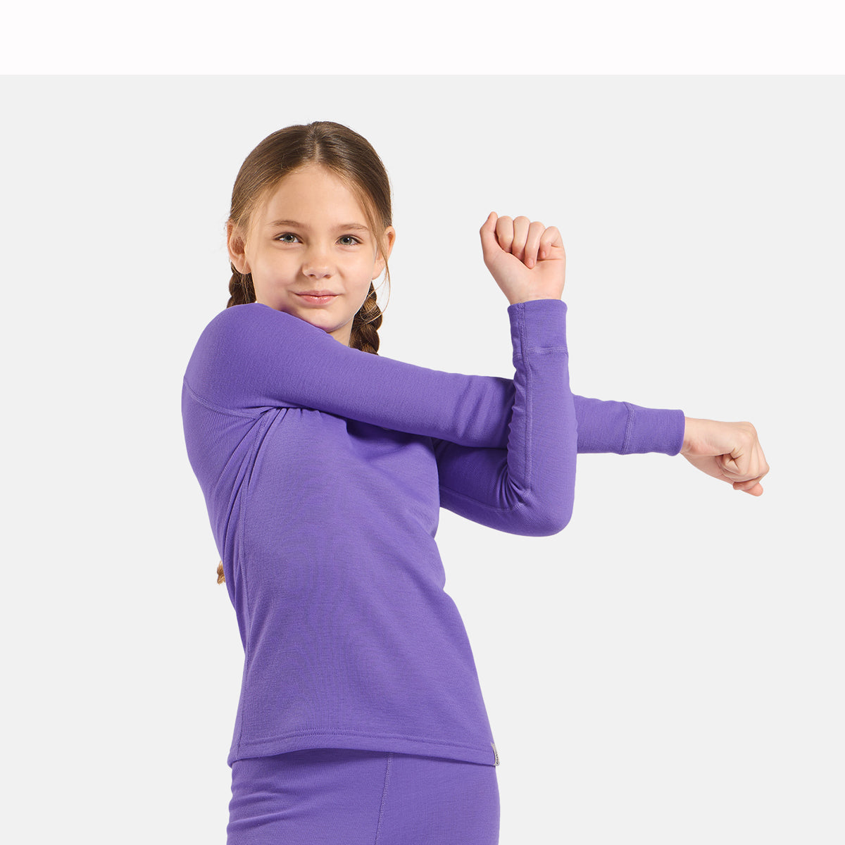 Odlo Kids Active Warm Crew Thermal Top (After Party)