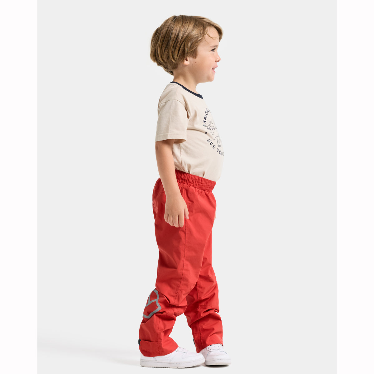 Didriksons Avan Kids Waterproof Trousers (Paprika)