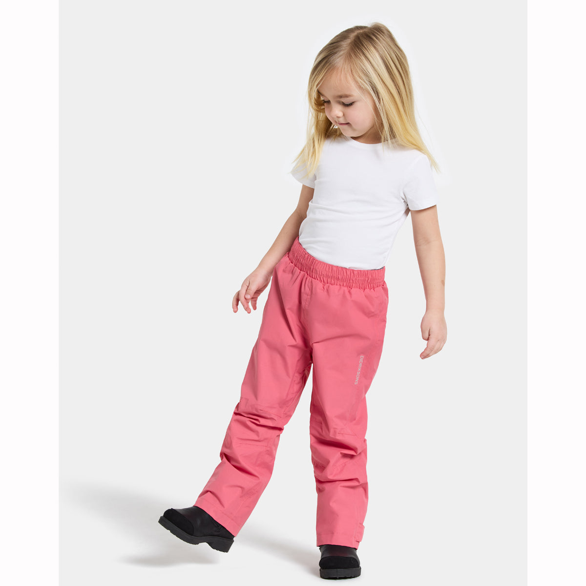 Didriksons Avan Kids Waterproof Trousers (Dusty Azalea)