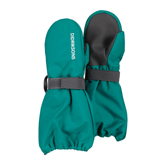 Didriksons Biggles Kids Mittens (Petrol Green)