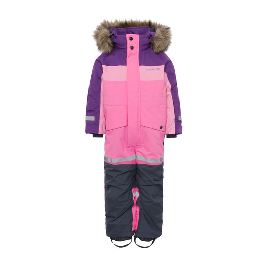 Didriksons Bjarven Kids Ski Coverall (Sweet Pink)