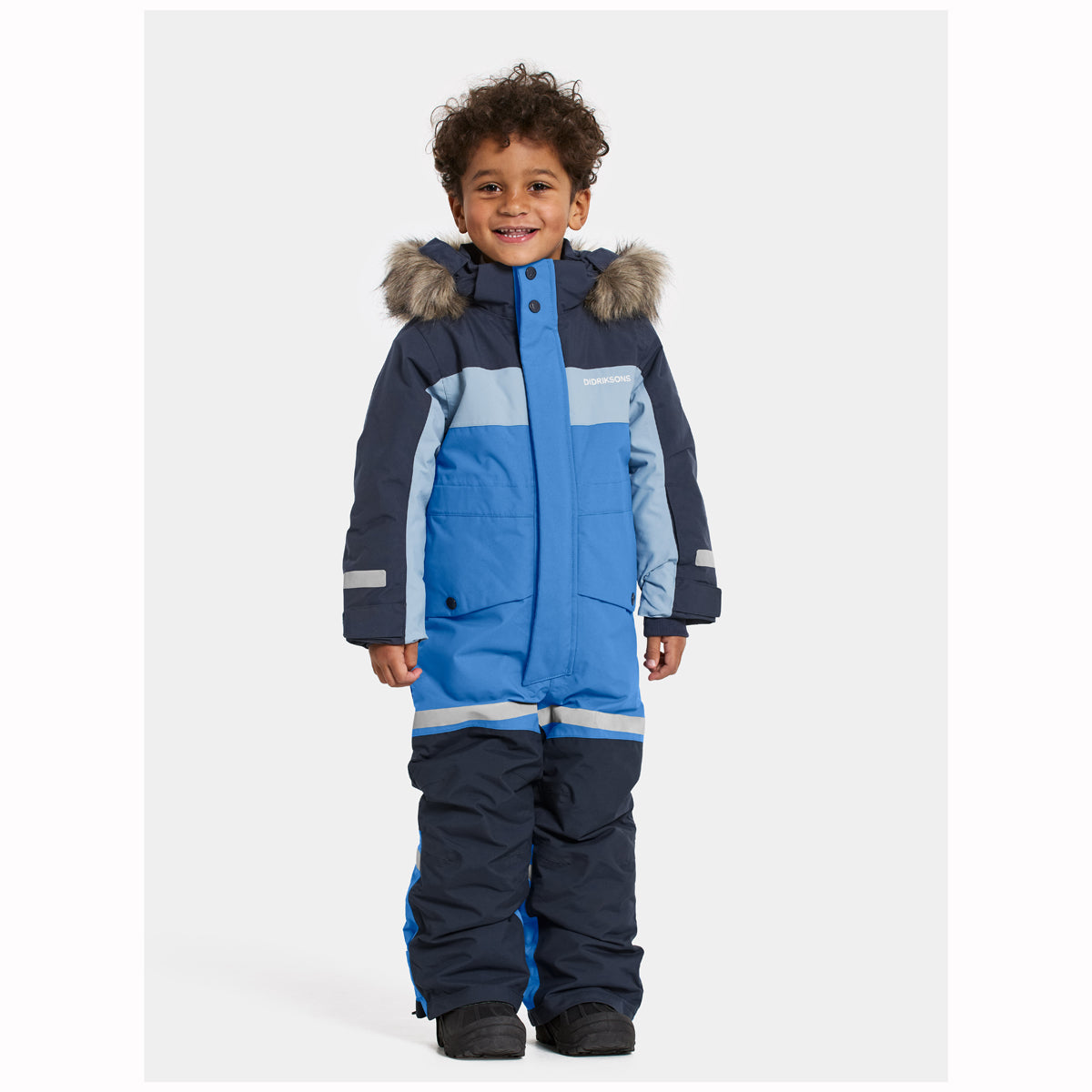 Didriksons Bjarven Kids Ski Coverall (Sapphire Blue)