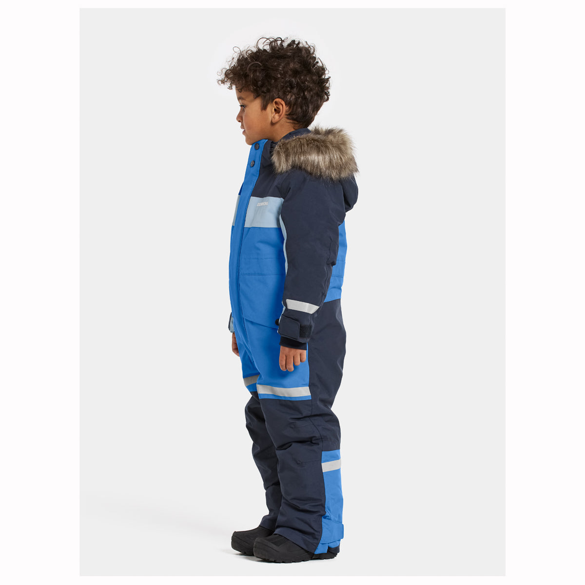 Didriksons Bjarven Kids Ski Coverall (Sapphire Blue)