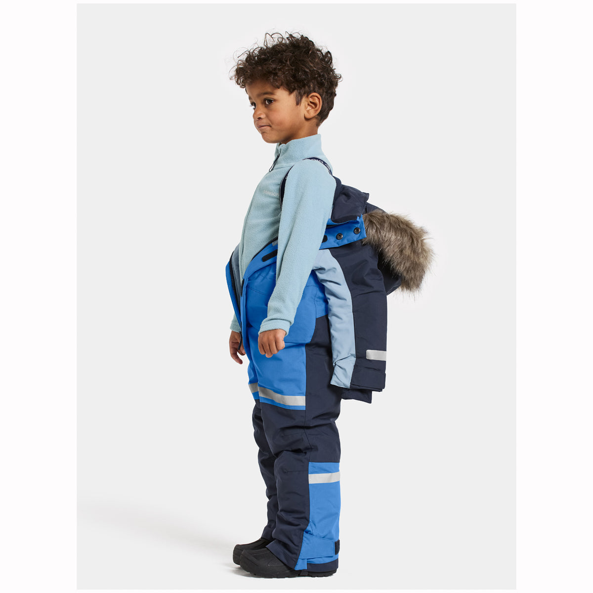 Didriksons Bjarven Kids Ski Coverall (Sapphire Blue)