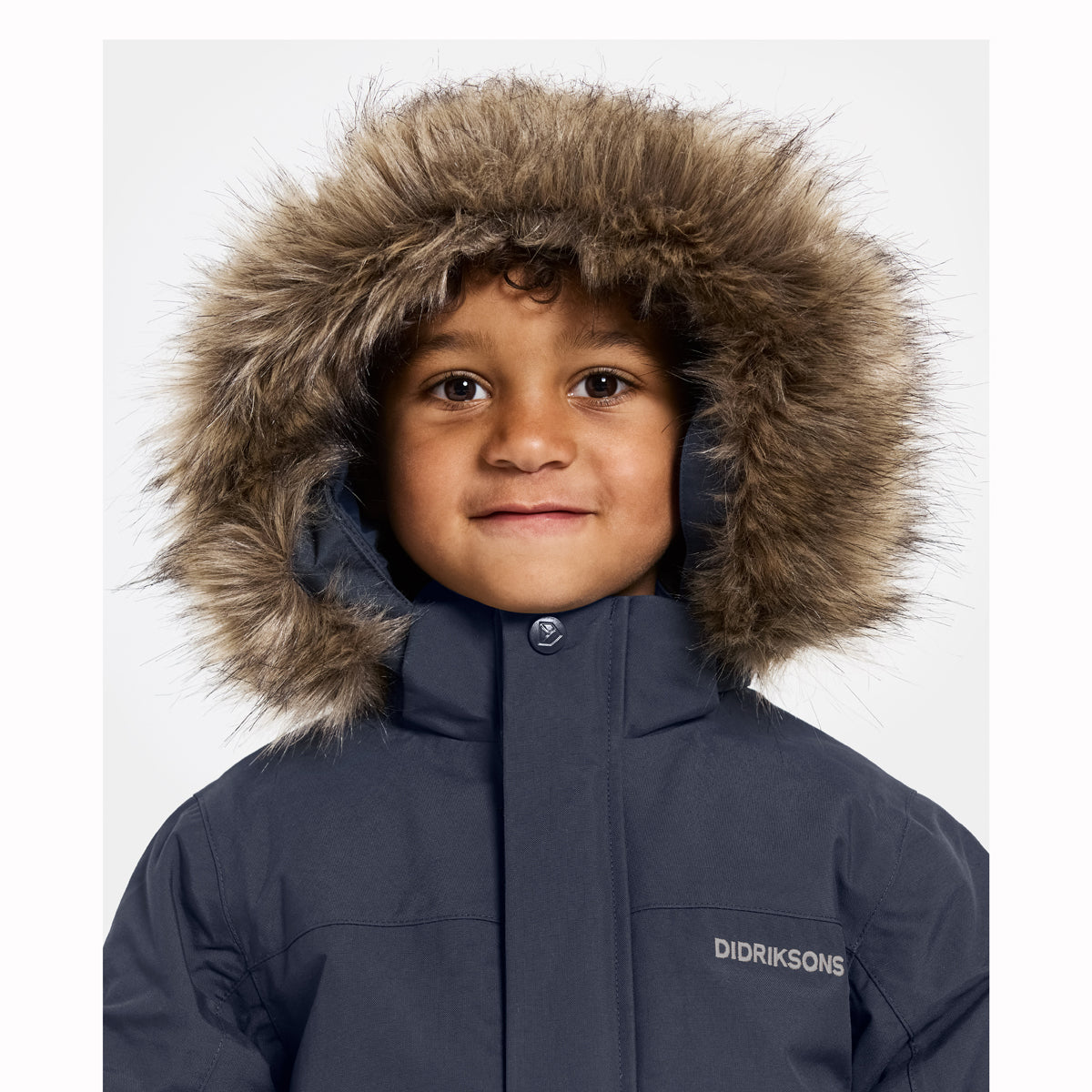 Didriksons Bjärven Kids Parka (Navy)