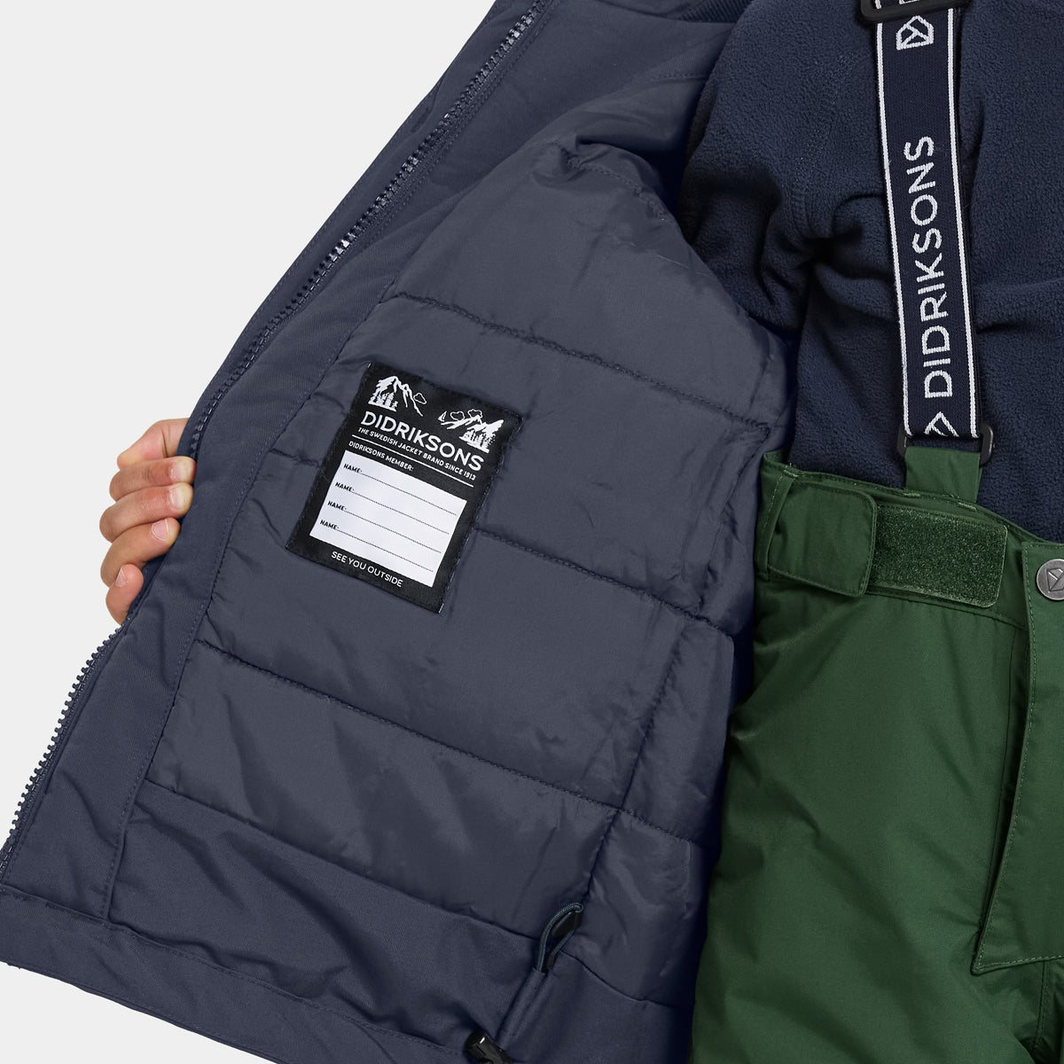Didriksons Bjärven Kids Parka (Navy)