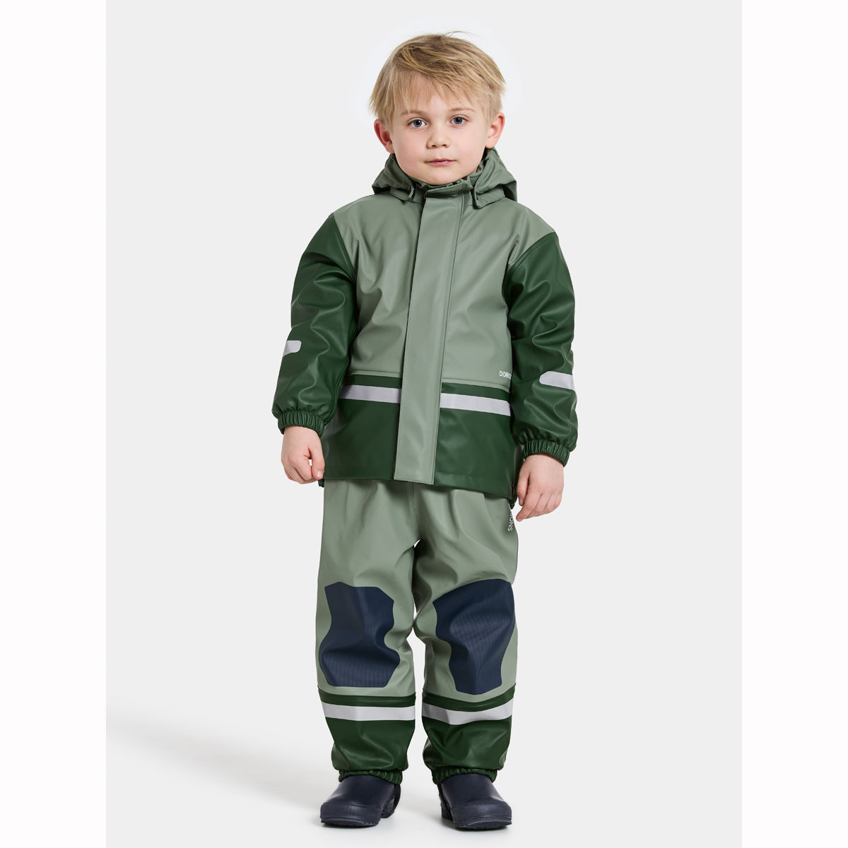Didriksons Boardman Kids Waterproof Insulated Set (Light Moss)