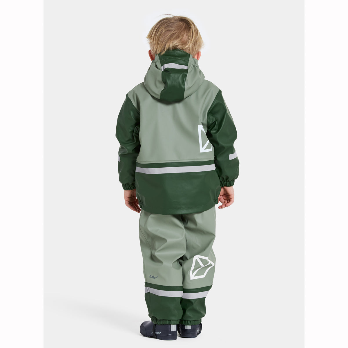Didriksons Boardman Kids Waterproof Insulated Set (Light Moss)