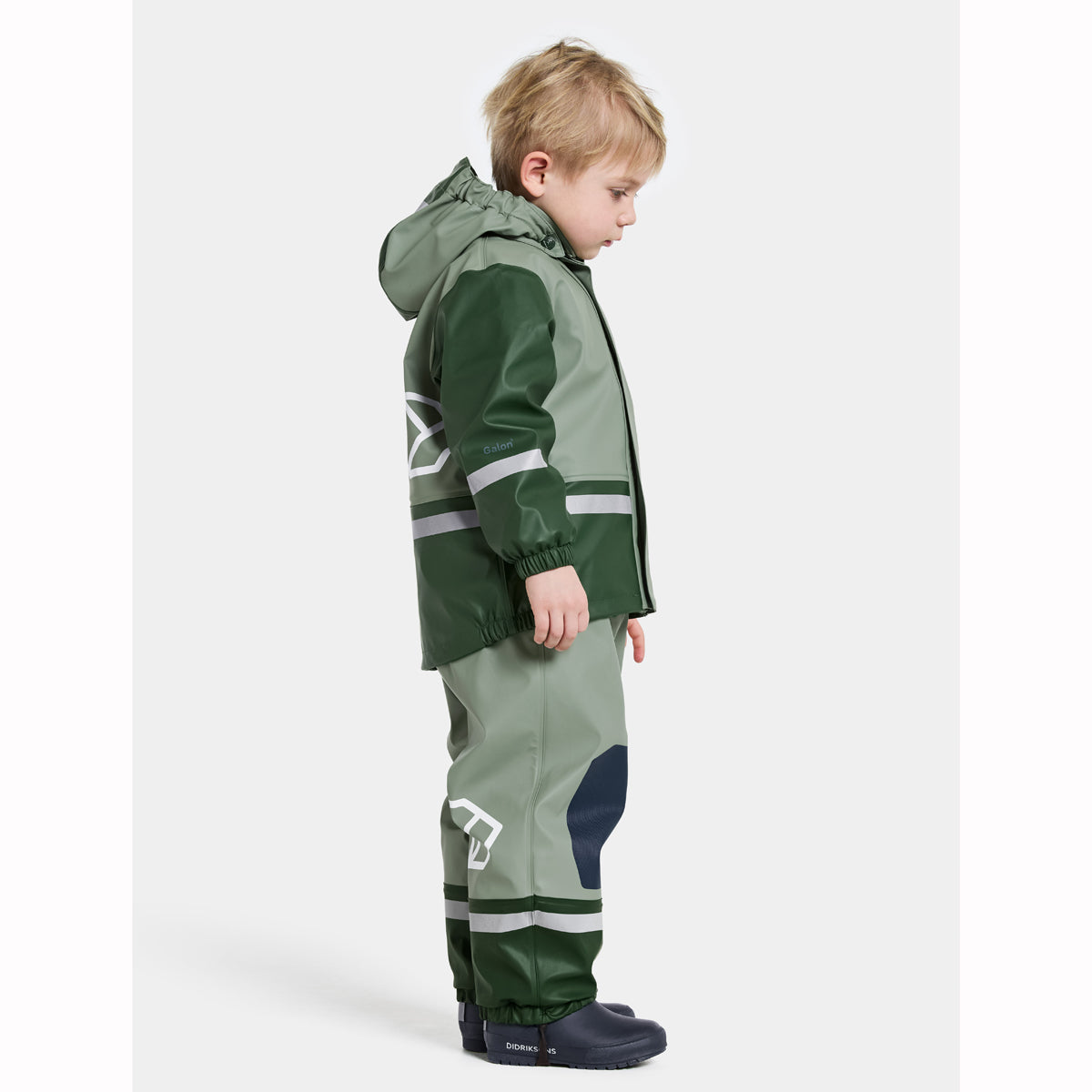 Didriksons Boardman Kids Waterproof Insulated Set (Light Moss)