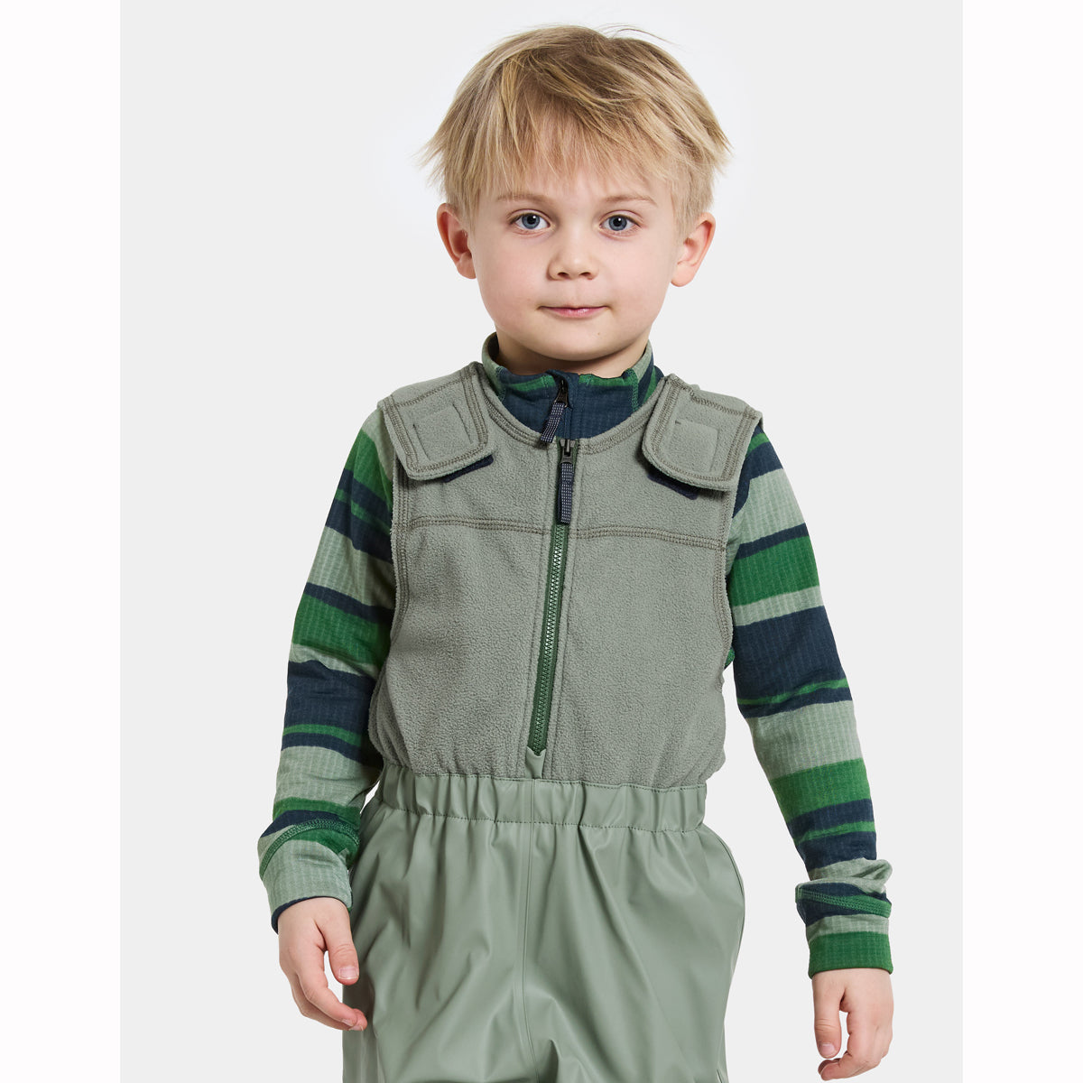 Didriksons Boardman Kids Waterproof Insulated Set (Light Moss)