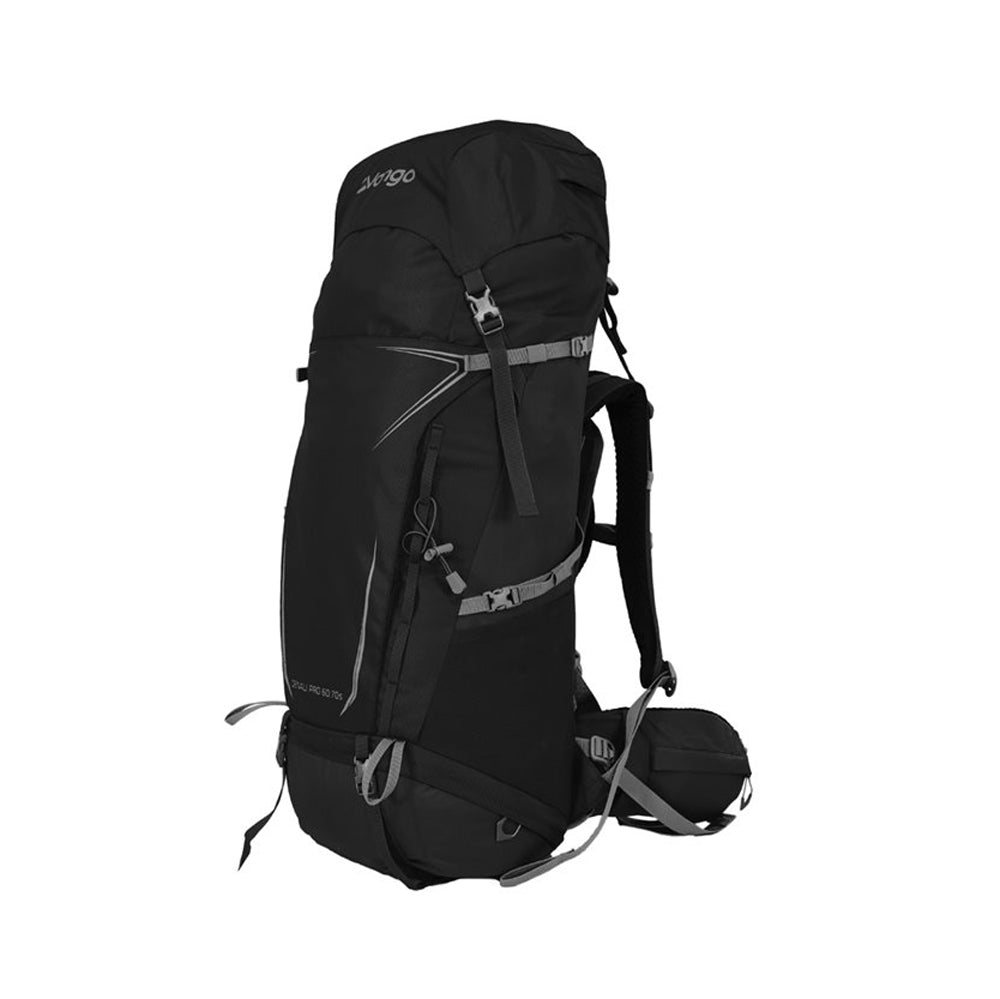 Vango Denali Pro Rucksack 60 - 70S (Black) – Little Adventure Shop