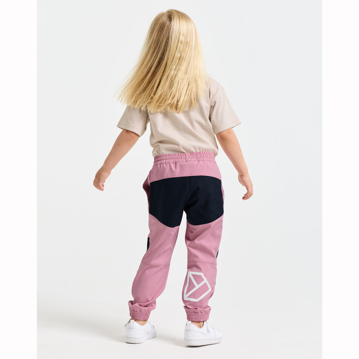 Didriksons Flox Kids Softshell Trousers (Light Heather Pink)