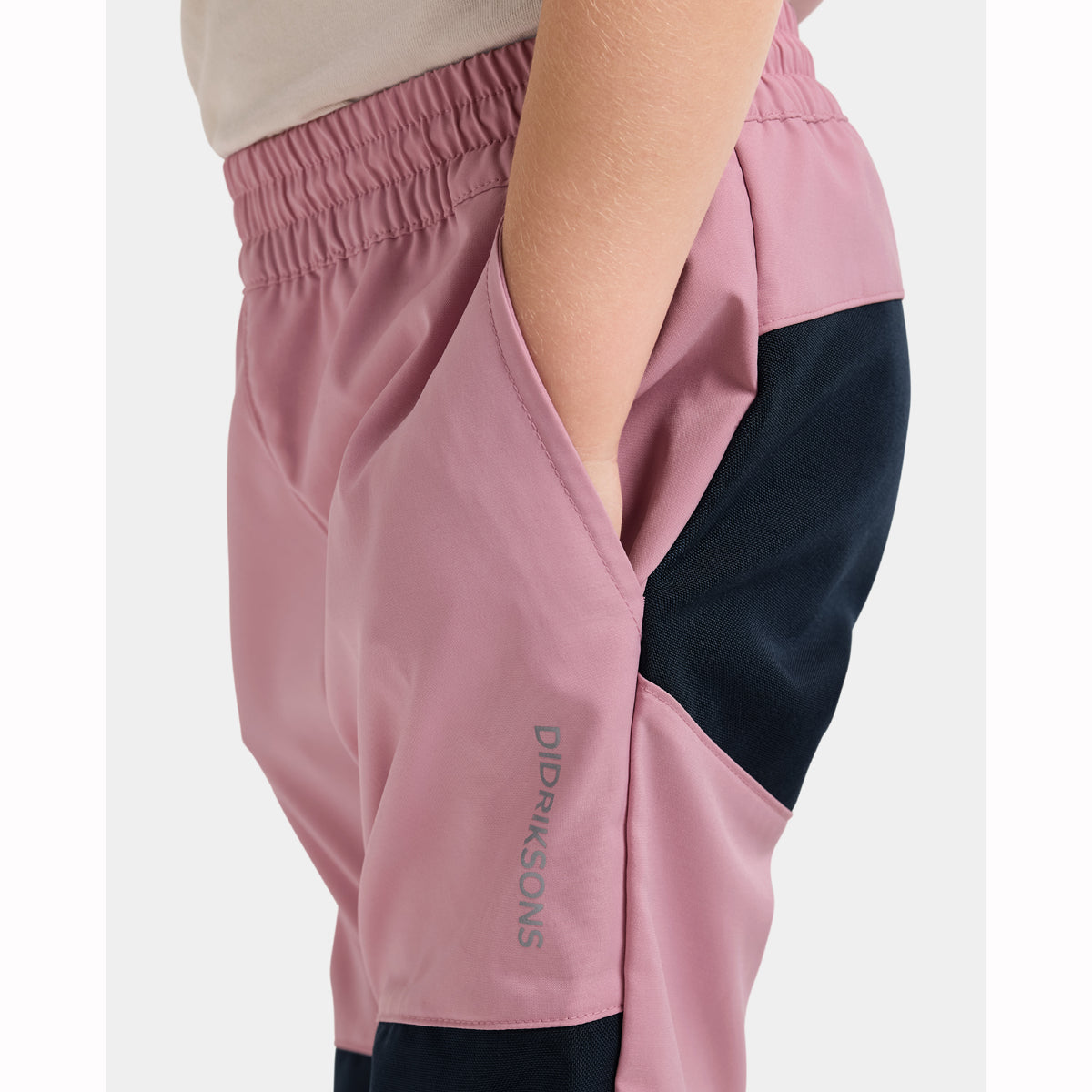 Didriksons Flox Kids Softshell Trousers (Light Heather Pink)