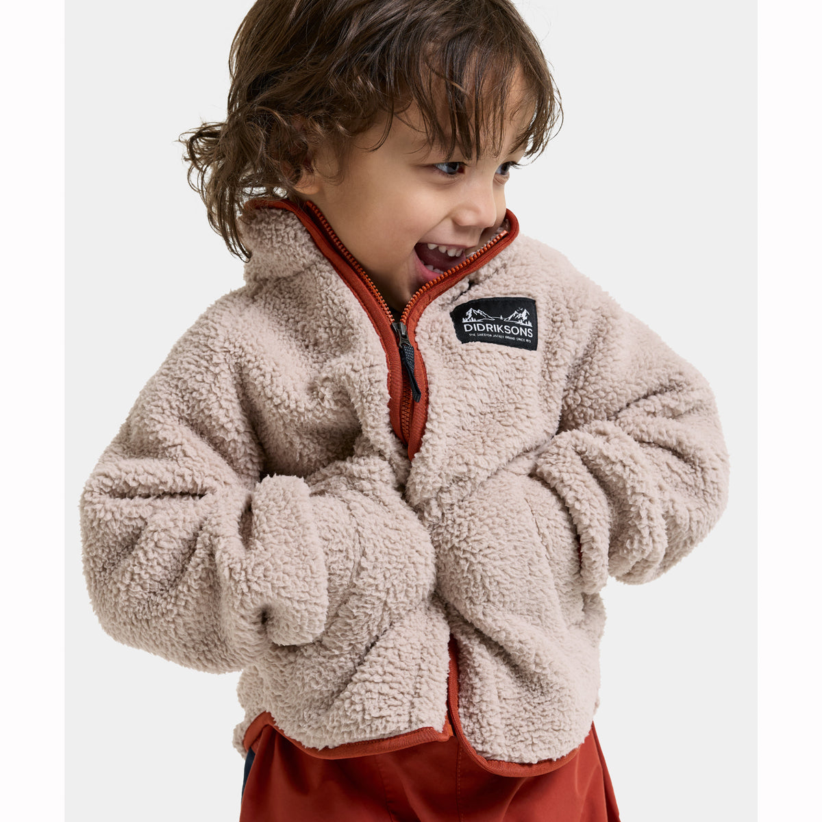 Didriksons Kids Gibbs Fleece Jacket (Beach Beige)