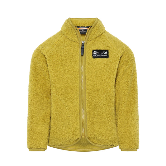 Didriksons Kids Gibbs Fleece Jacket (Pollen Yellow)