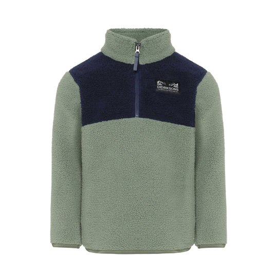 Didriksons Kids Gosig Half Zip Fleece (Light Moss)