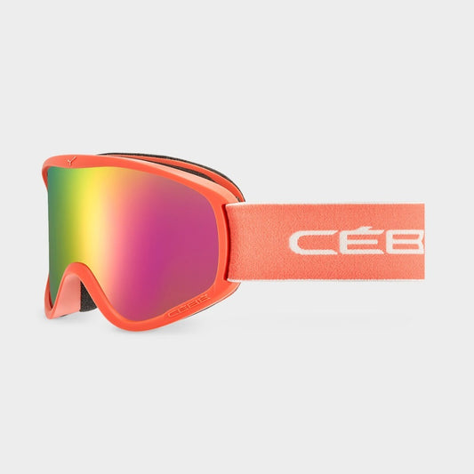 Cebe Kids Hoopoe ski goggles in coral pink