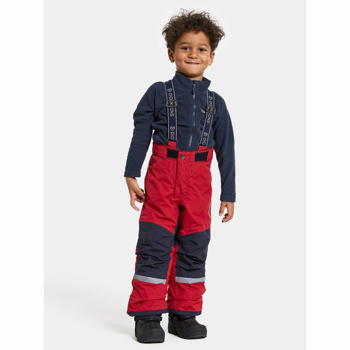 Didriksons Idre Kids Ski Pants (Pomme Red)