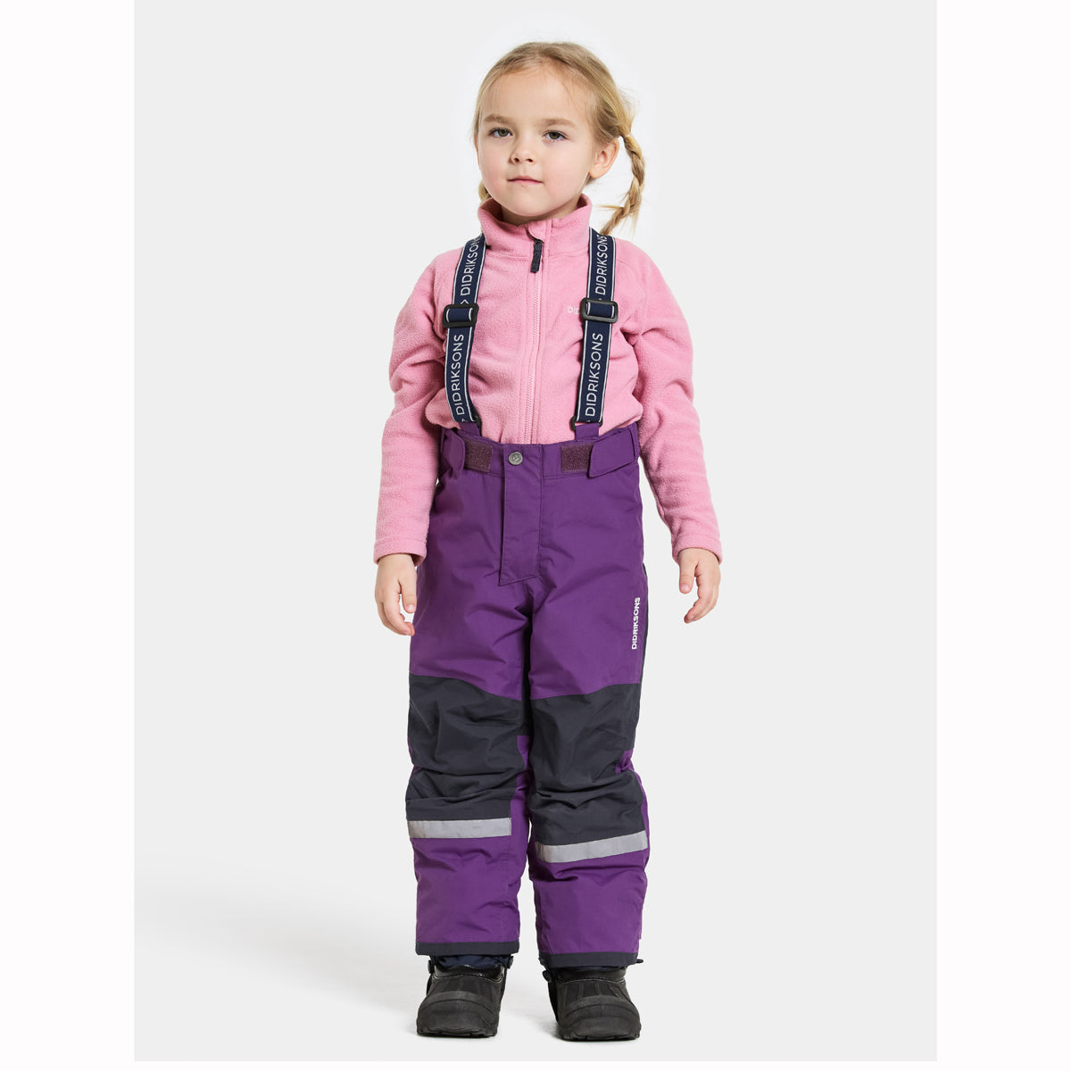 Didriksons Idre Kids Ski Pants (Royal Purple)