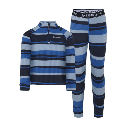 Didriksons Kids Jadis Thermal Sets (Trails Blue)