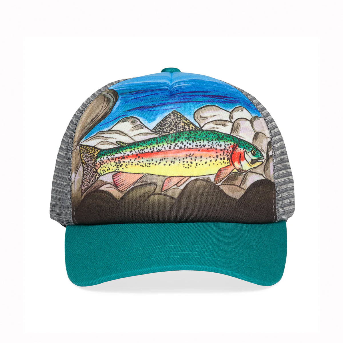Sunday Afternoons Kids Trucker Cap (Rainbow Trout)