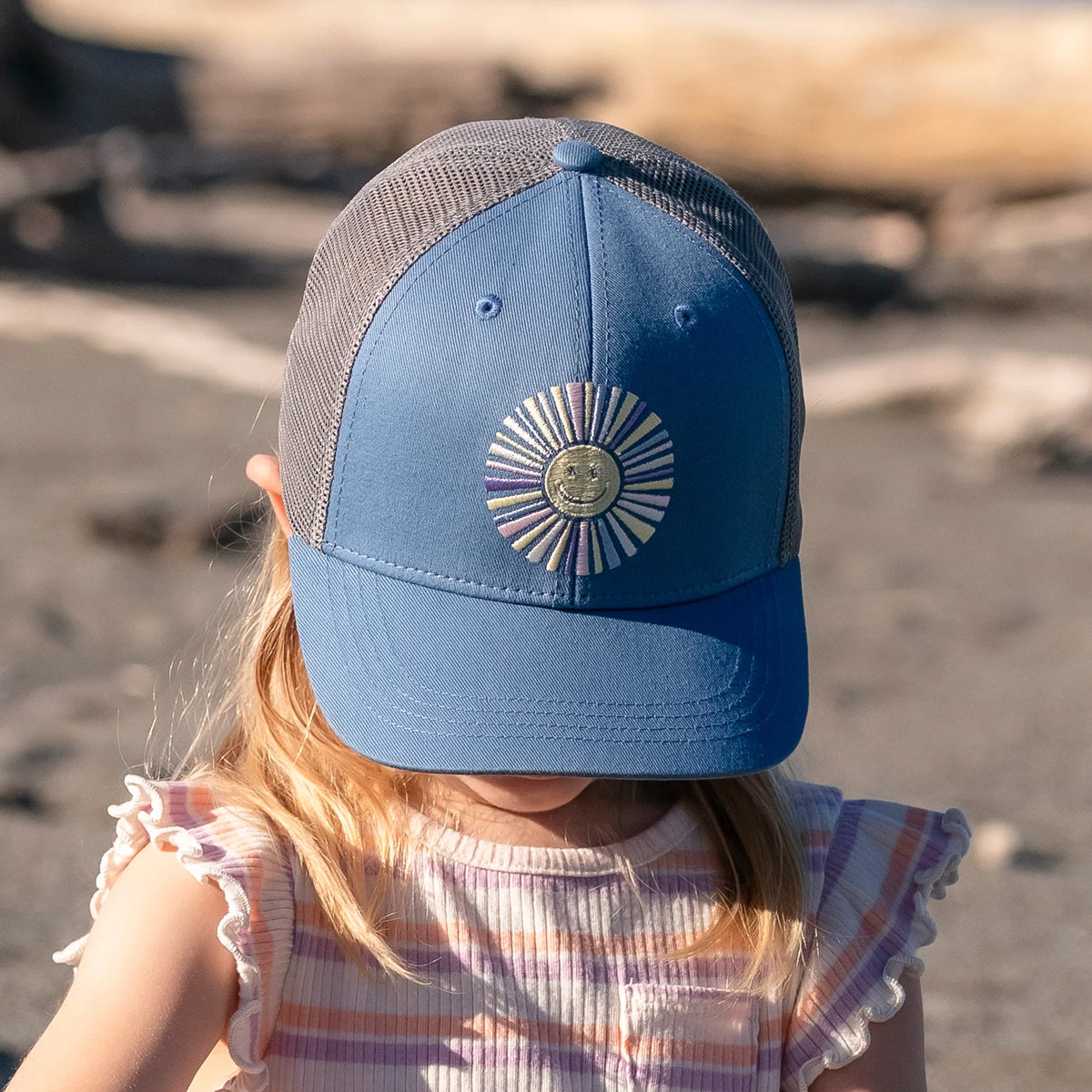 Sunday Afternoons Kids Feel Good Trucker Cap (Happy Sun)