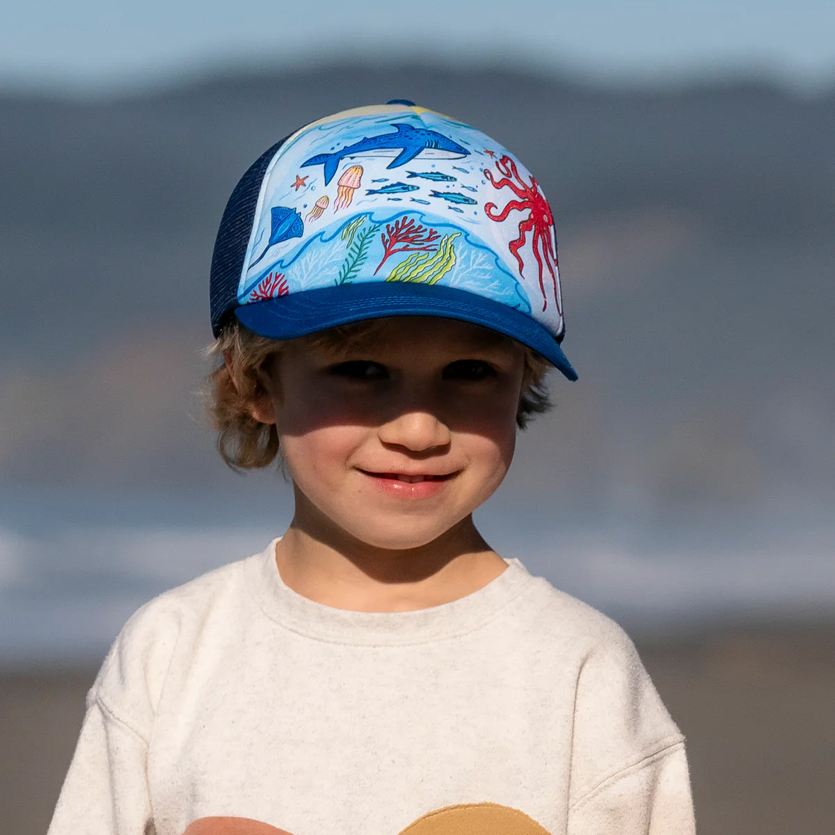 Sunday Afternoons Kids Trucker Cap (Under The Sea)