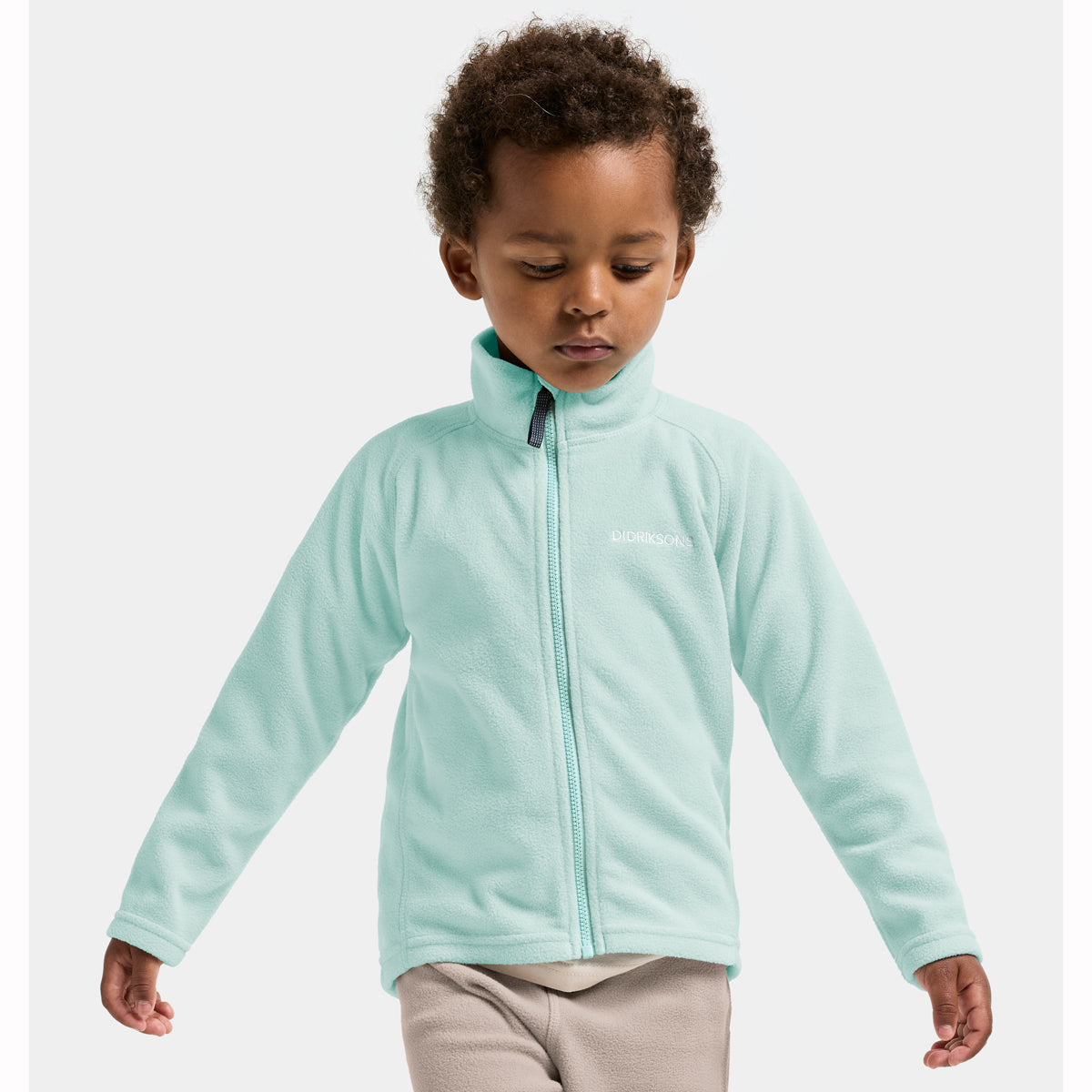 Didriksons Kids Monte Fleece Jacket (Ocean Mint)