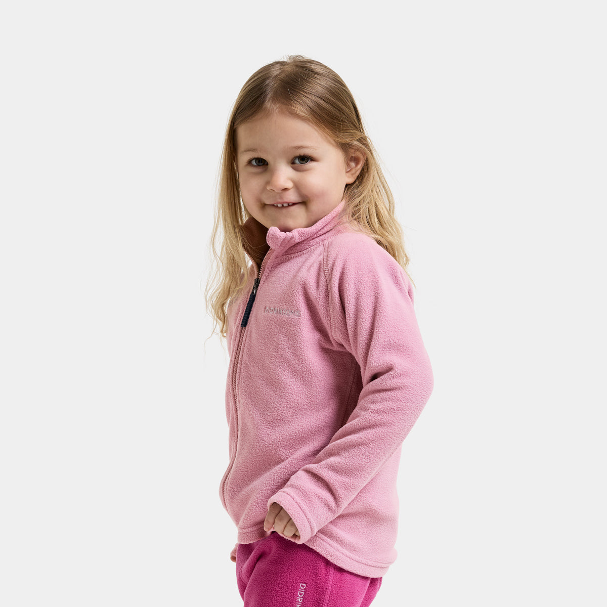 Didriksons Kids Monte Fleece Jacket (Oyster Pink)