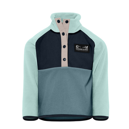 Didriksons Kids Monte Half Button (Factory Blue)